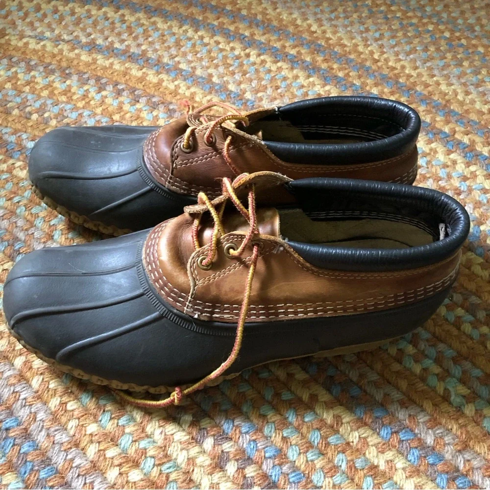 Vintage Bean Boots By L.L. Bean Maine Gum shoes Men's Size 12